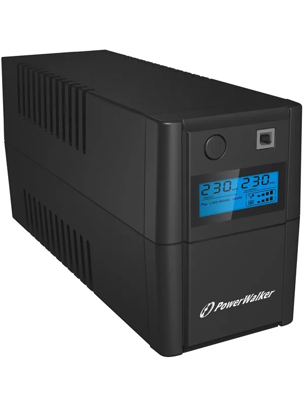 BlueWalker 10121001 - PowerWalker VI SHL - 850VA/480W - Line Interactive UPS