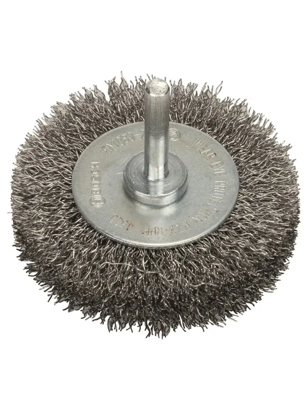 Bosch Skivebørste i stål, krympet, 70 x 0,3 mm, rustfri 70 mm, 0,3 mm, 15 mm