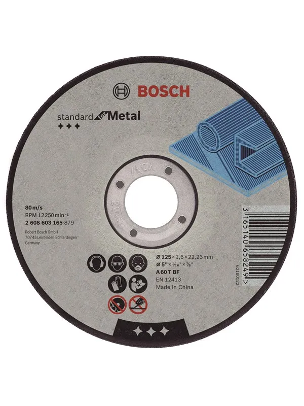 Bosch Kappeskive rett Expert for Metal A 30 R BF, 100 mm, 16,00 mm, 2,5 mm