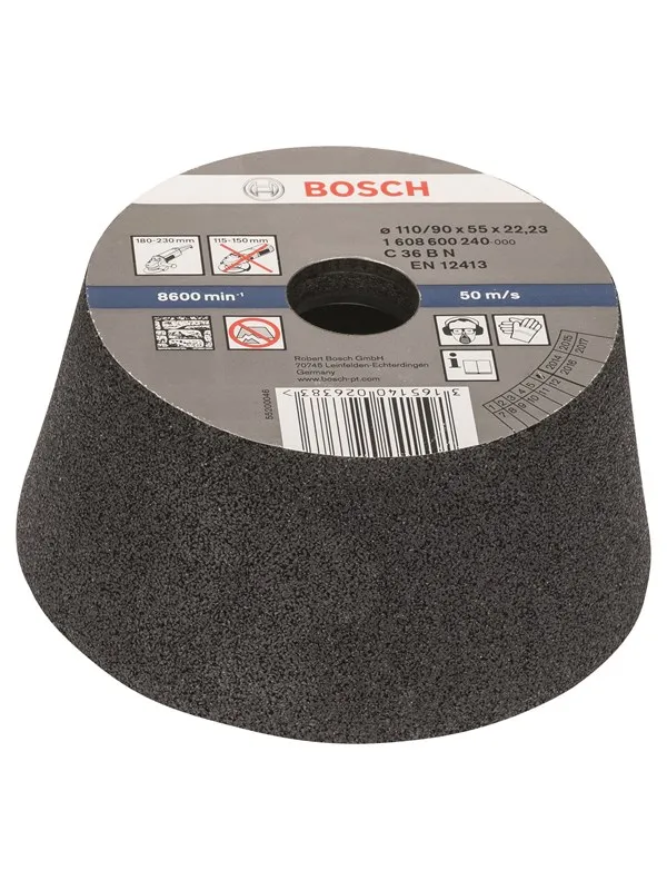 Bosch Slipekopp, koniske - stein/betong 90 mm, 110 mm, 55 mm, 30