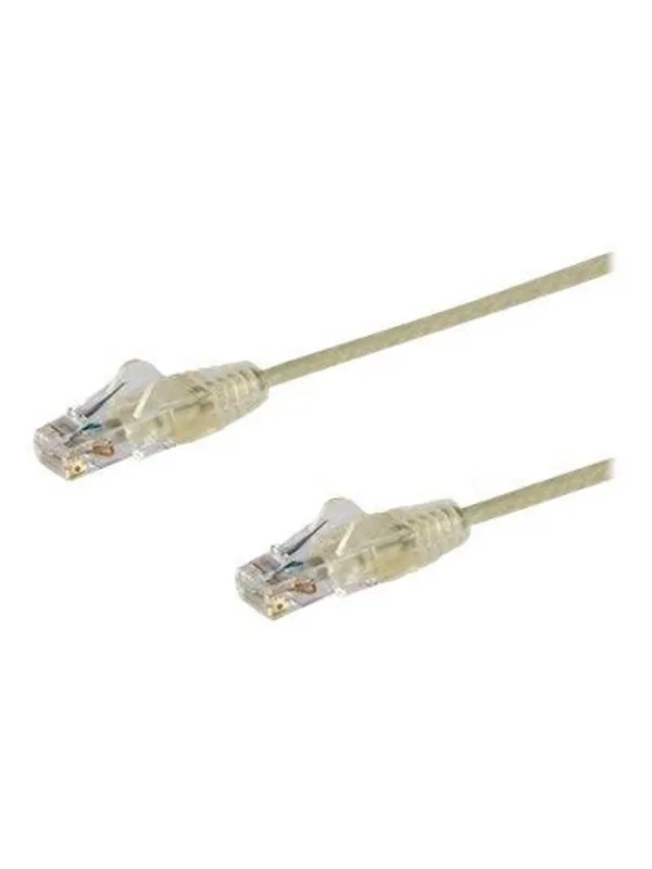 StarTech.com 3m CAT6 Cable - Grey Slim CAT6 Patch Cord - Snagless - LSZH - patch cable - 3 m - grey - Grå - 3m