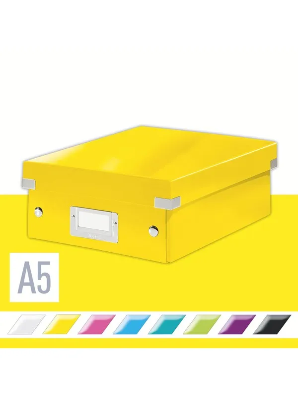 Leitz Sorteringsboks Click & Store  WOW Small Gul