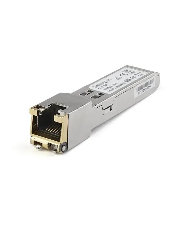 StarTech.com SFP1GEFEETST Juniper SFP-1GE-FE-E-T Compatible SFP Module - 1000BASE-T - SFP to RJ45 Cat6/Cat5e - 1GE Gigabit Ethernet SFP - RJ-45 100m