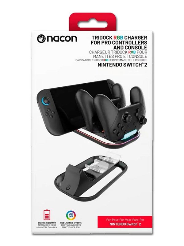 NACON Tridock RGB - Wired Lader - Nintendo Switch 2