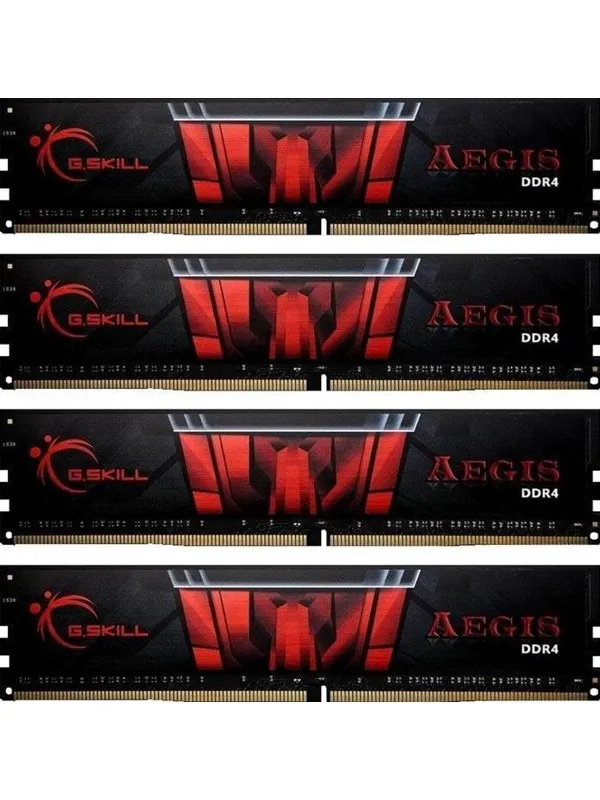 G.Skill AEGIS DDR4-3200 - 32GB - CL16 - Quad Channel (4 pcs) - Intel XMP - Svart