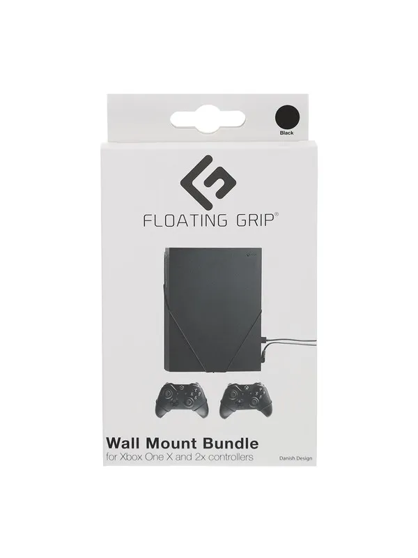 Floating Grip Xbox One X wall mount Bundle Black - Miscellaneous Tilbehør til spillkonsoll - Microsoft Xbox One X