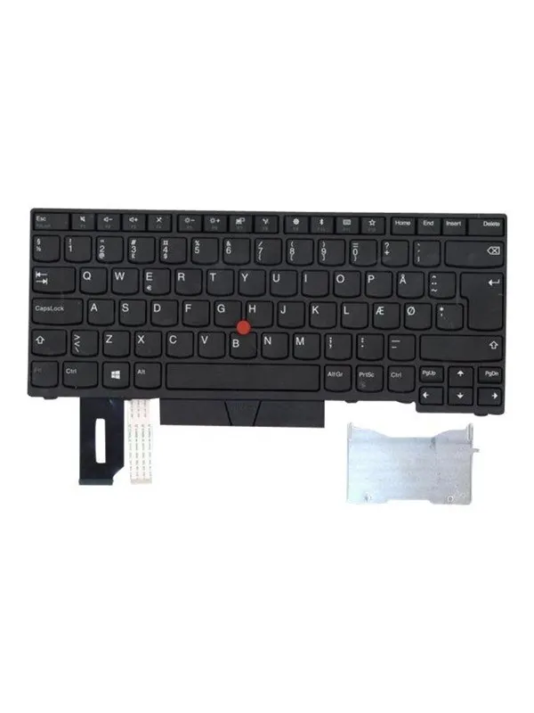 Lenovo Chicony - Bærbart tastatur - til utskifting - Dansk - Svart