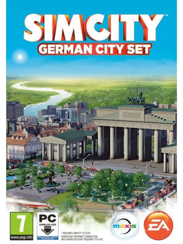 SimCity: German City Set (Code in a Box) - Windows - Strategi