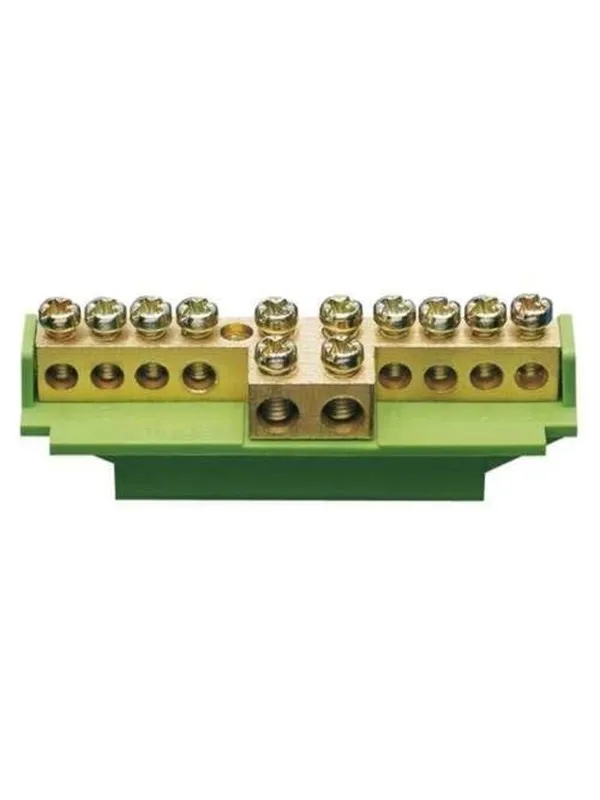 Hager Brass terminal 49 mm with socket earth