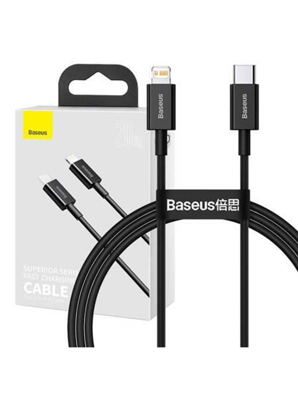 Baseus Superior Series Cable USB-C to iP 20W PD 1m (black)