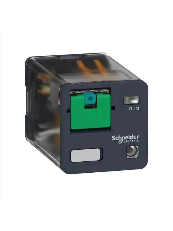 Schneider Electric Plug-in relay 10a 3c/o 24vdc with led and test button