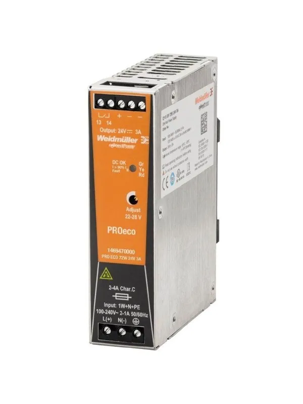 Weidmuller Pro eco 72w 24v 3a