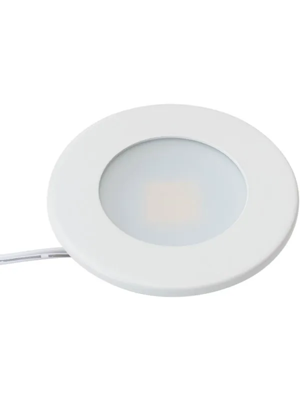Nordtronic Alina cabinet lighting 350ma 2.2w 3000k 210lm matt white rou