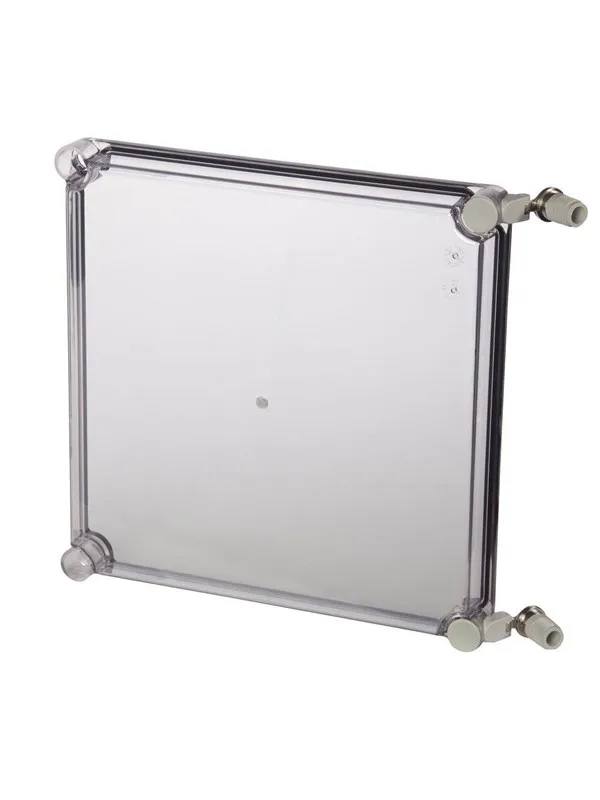 FIBOX Hinged cover pc eko 30-t-2fsh transparent