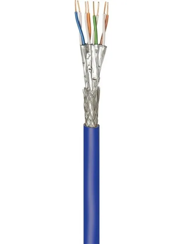 Pro LAN S/FTP CAT 7A Duplex - Blå - 100m