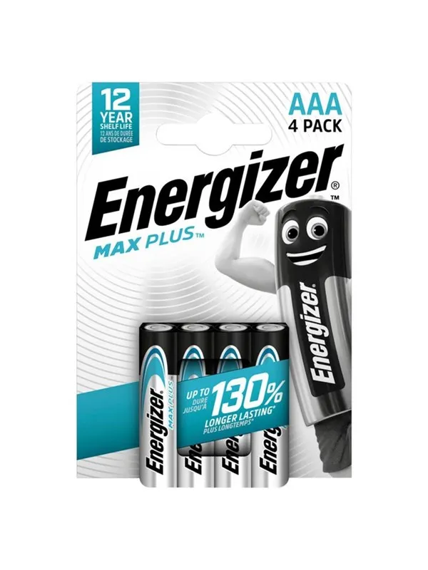 Energizer Max Plus AAA 4-Pack