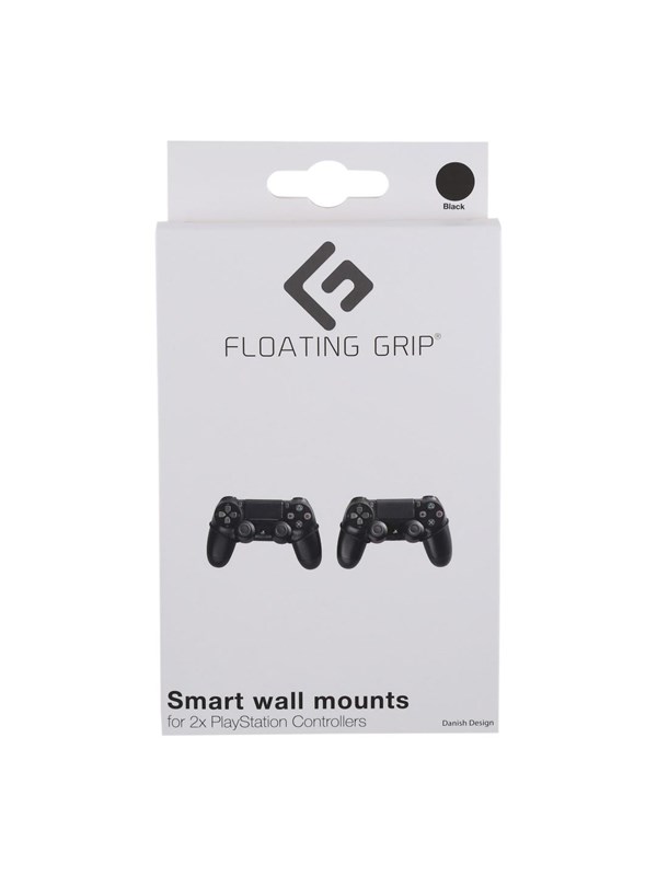 Floating Grip Playstation Controller Wall Mounts - Black - Miscellaneous Tilbehør til spillkonsoll - Sony PlayStation 4
