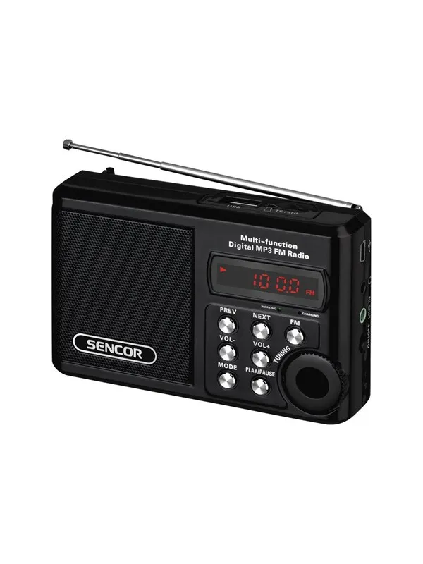 Sencor SRD 215 B - portable radio - MP3-spiller