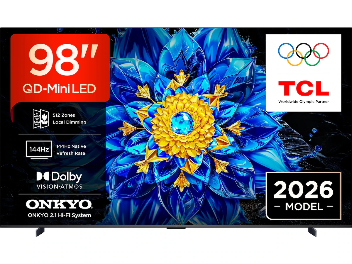 TCL T8D 98” 4K QD-Mini LED Smart TV (2026)