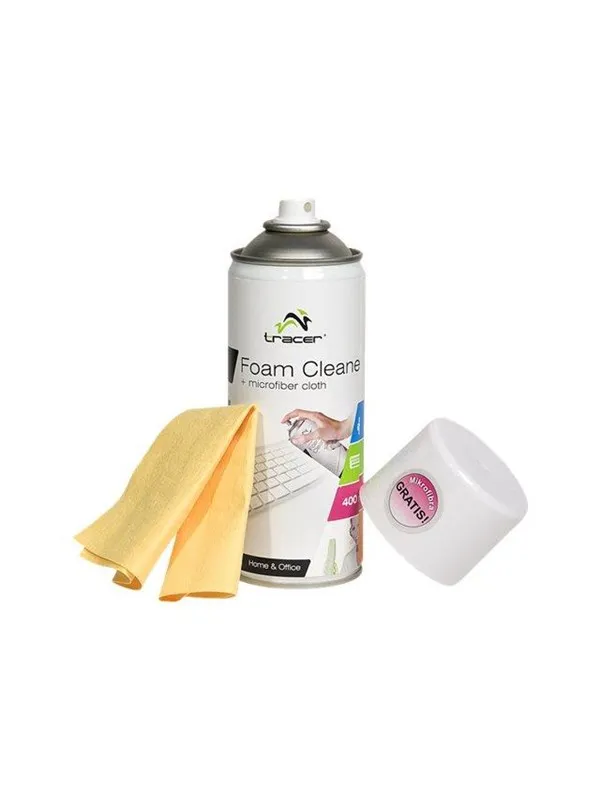 Tracer Cleaning Foam 400ML + Microfiber cloth