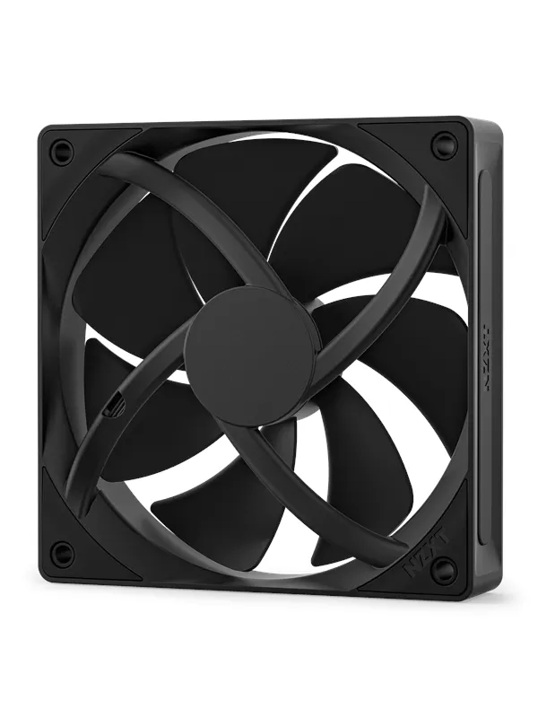 NZXT F120P V2 - Static Pressure - Kabinettvifte - 120mm - Svart - 30 dBA