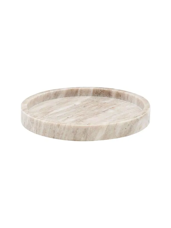 Meraki - Marble Tray Ø 25 cm - Beige (312530012)