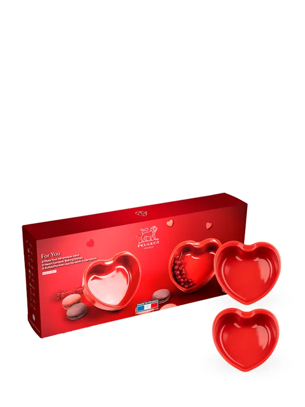 Peugeot Appolia duo flat heart small red model