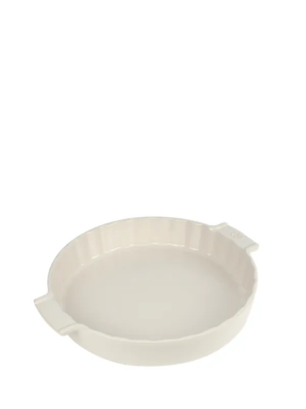Peugeot Appolia Keramik pie dish cream white 28 cm