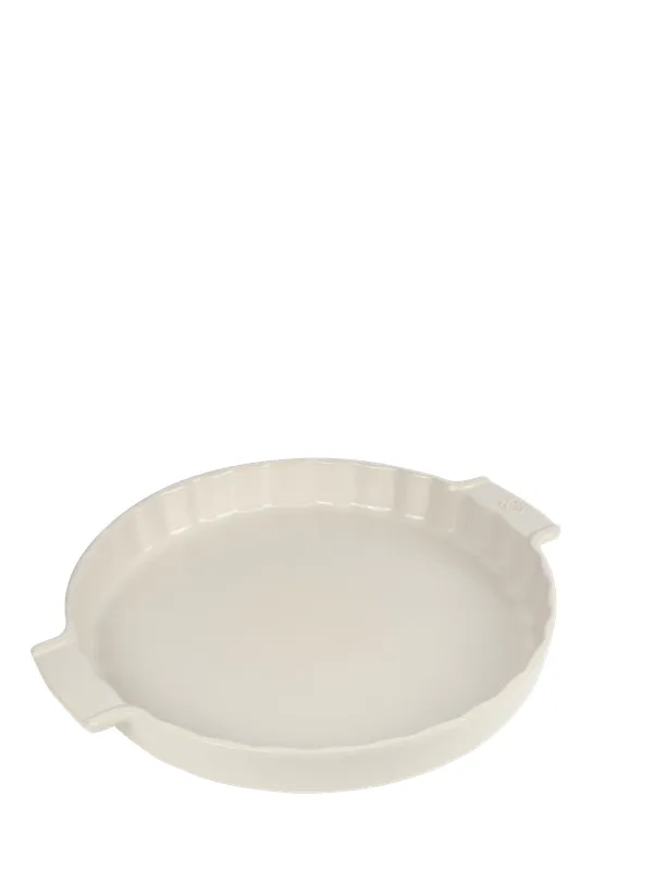 Peugeot Appolia Ceramic pie dish cream white 30 cm