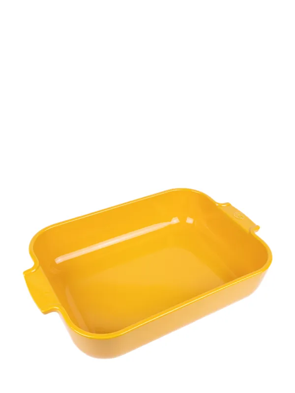 Peugeot Appolia Rectangular oven dish 36 cm saffron yellow