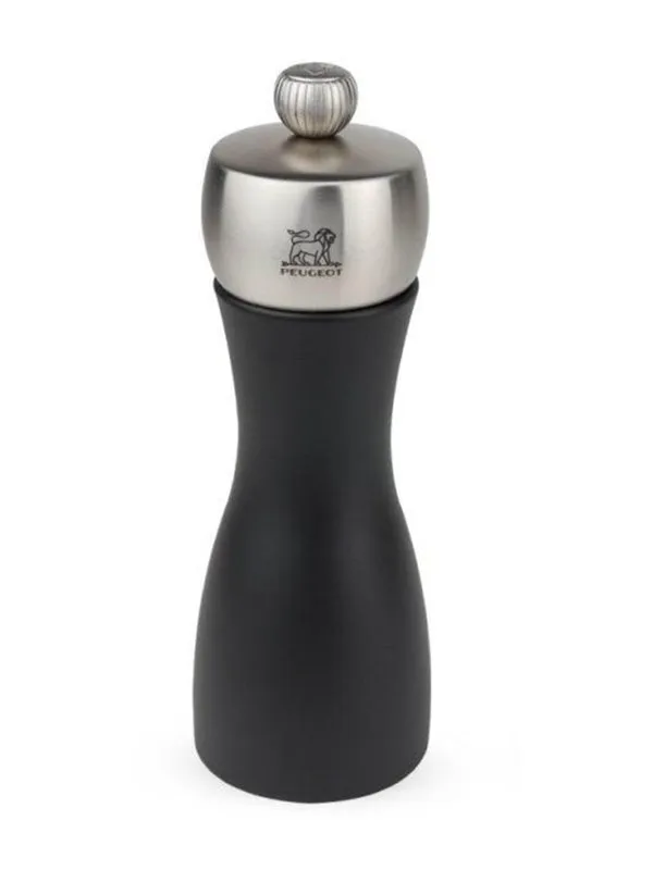 Peugeot Fiji pepper grinder wood black w/steel 15cm