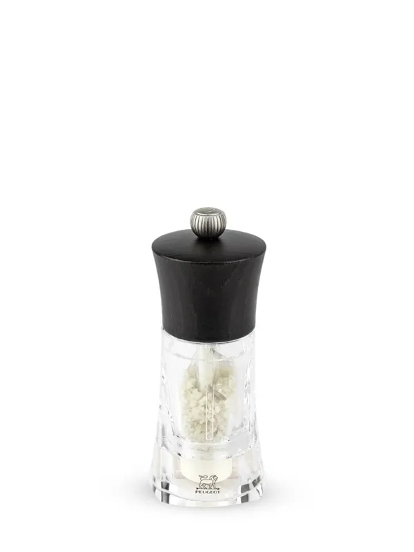 Peugeot Oleron wet salt grinder std Z acrylic/wood chocolate 14 cm