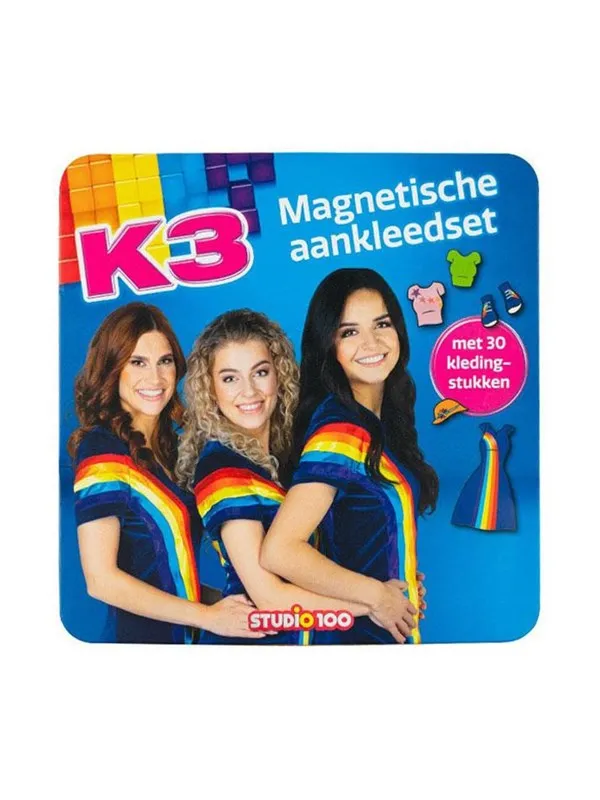 Studio 100 - K3 Magnetic Dress Up Travel Game