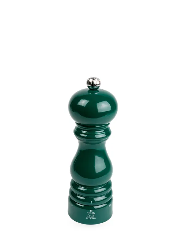 Peugeot Paris Green Wooden pepper Grinder U'select 18 cm