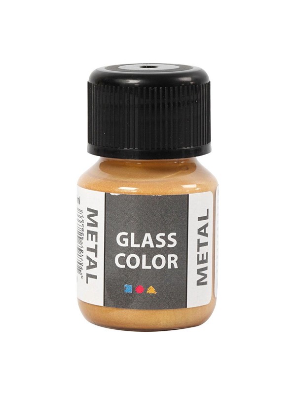 Creativ Company Glass Color Metal Paint - Gold 30ml