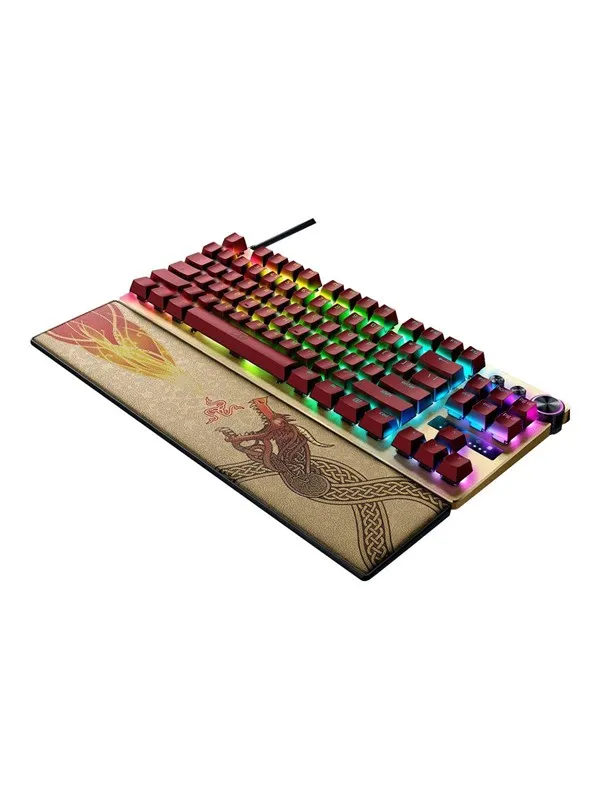 Razer Huntsman V3 Pro TKL - Analog Optical Gen-2 - Counter-Strike 2 Edition - Gamingtastatur - Uten numpad - Engelsk (USA) - Gull