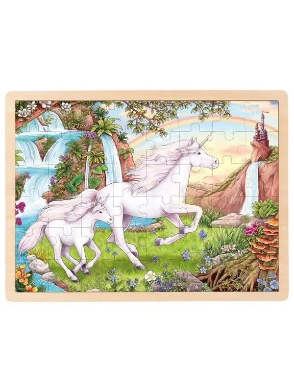 Goki - Unicorn Puzzle - (57366) Tre