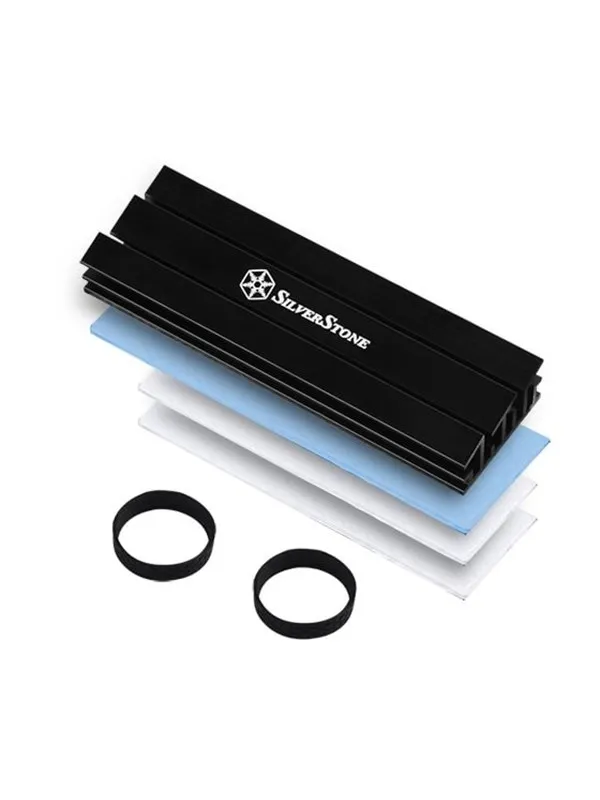 SilverStone TP02-M2 M.2 Passive Cooler Black