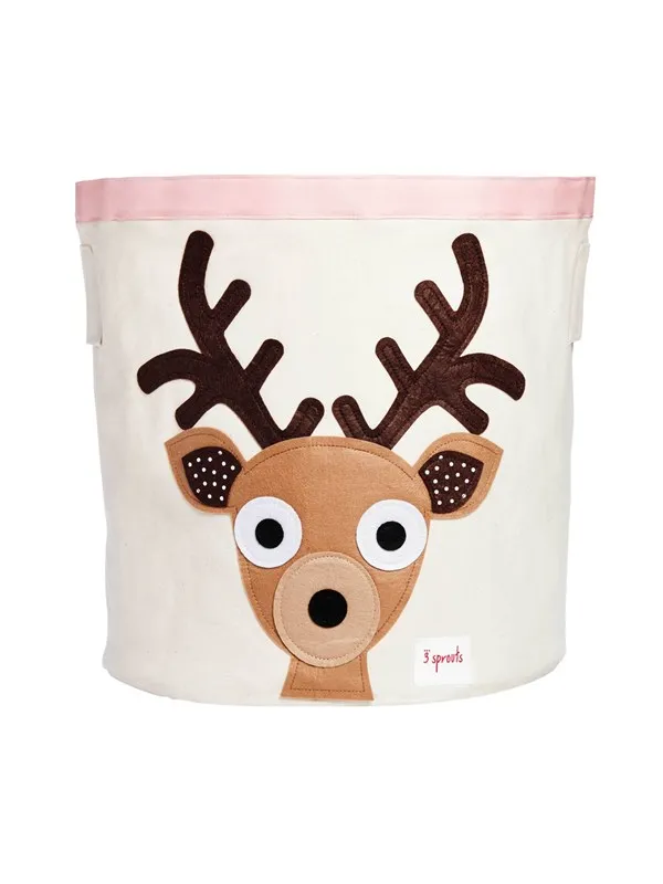 3 Sprouts Oppbevaringsbeholder Rund, Deer