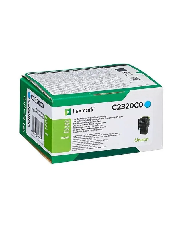 Lexmark C2320C0 / Cyan Return Program Toner