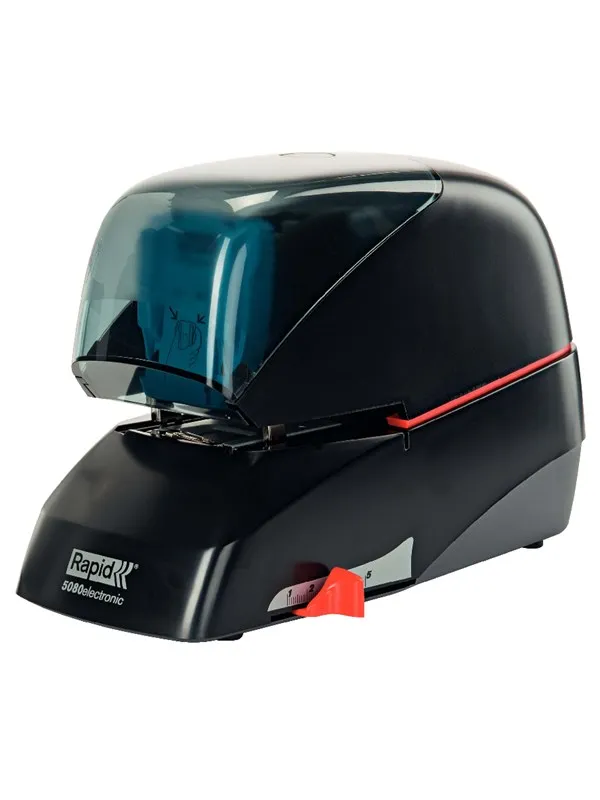 Rapid Stiftemaskin elektrisk  Supreme R5080E 80 ark Sort