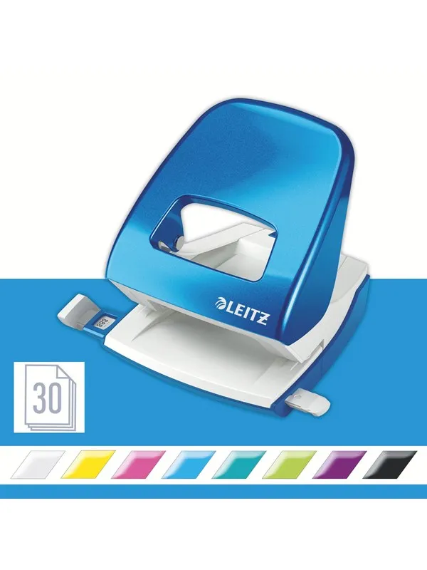 Leitz Hullemaskin  WOW 5008 2 hull/30 ark Blå