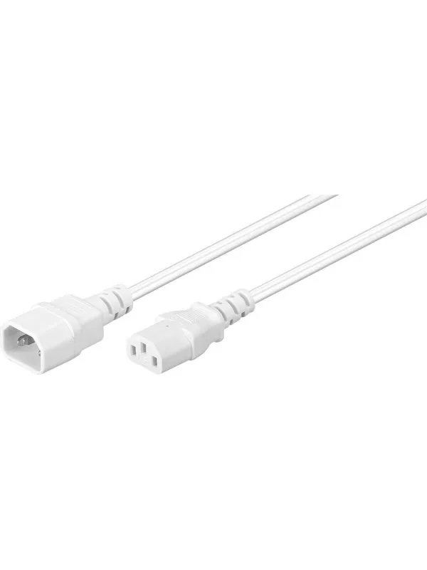 Pro Power cable C14 - C13 - Hvit - 3m
