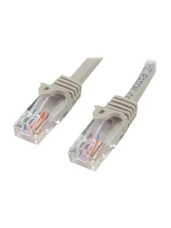 StarTech.com 5m Grey Cat5e / Cat 5 Snagless Patch Cable 5 m - patchkabel - 5 m - grå - Grå - 5m