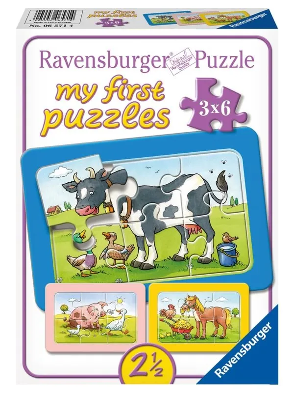Ravensburger Good Animal Friends 3x6p