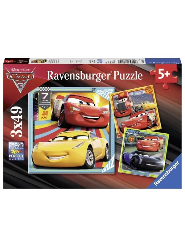 Ravensburger Cars Legends Of The Track 3x49p