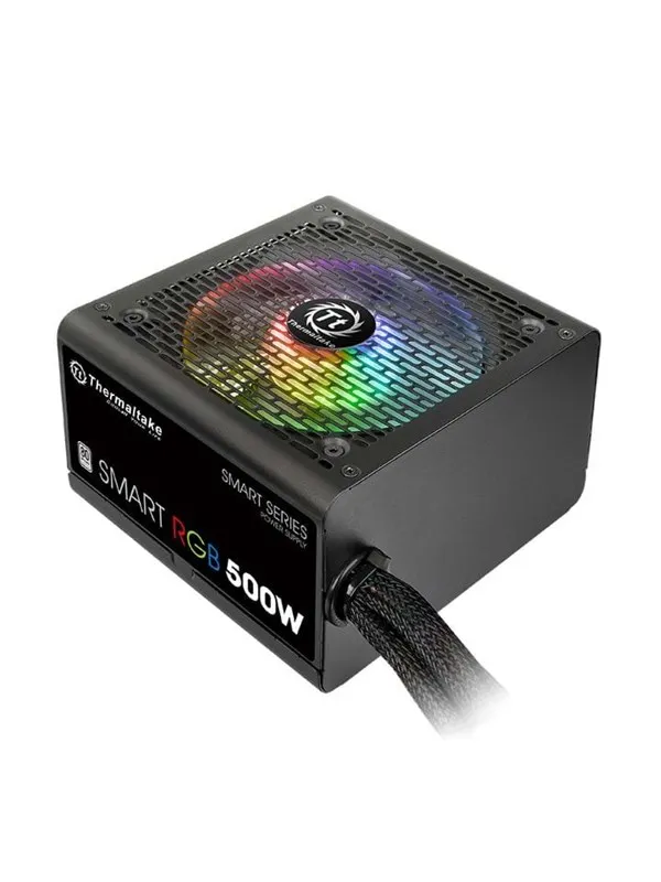 Thermaltake Smart RGB 500W Strømforsyning (PSU) - 500 Watt - 120 mm - ATX - 80 Plus White sertifisert