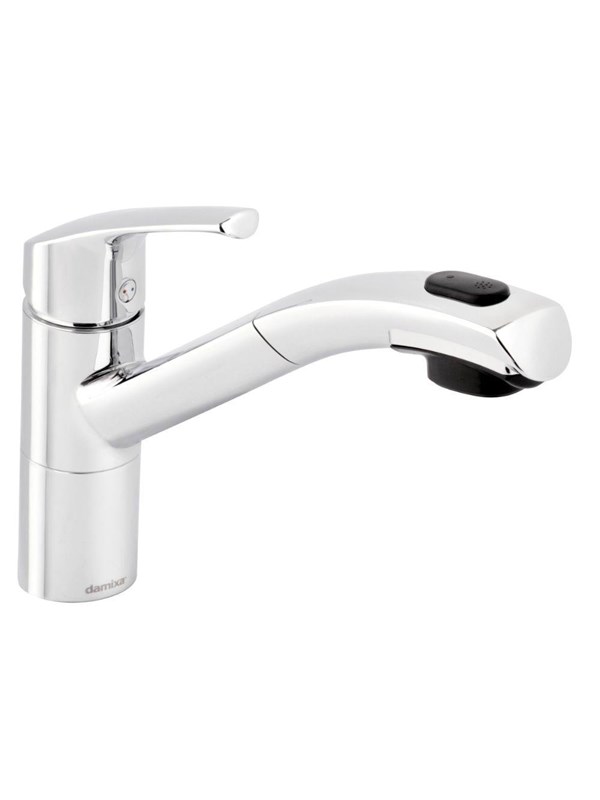 Damixa Rowan kitchen faucet with pull-out shower, chrome