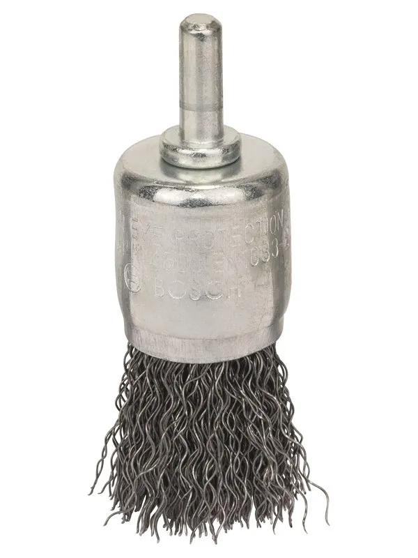 Bosch Penselbørste, krympet, 25 x 0,3 mm, stål 25 mm, 0,3 mm
