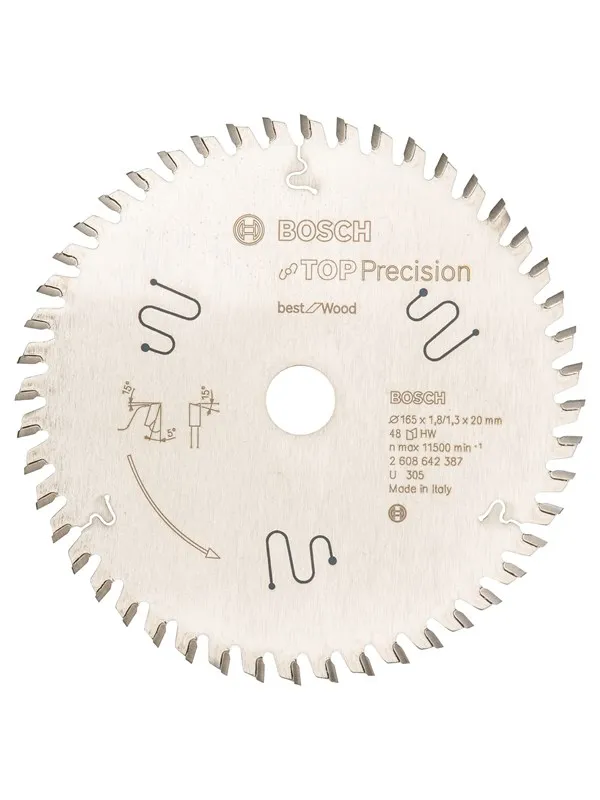 Bosch Sirkelsagblad Top Precision Best for Multi Material 165 x 20 x 1,8 mm, 56